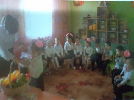 "Жемістер мен көкөністер" ашық оқу қызметі