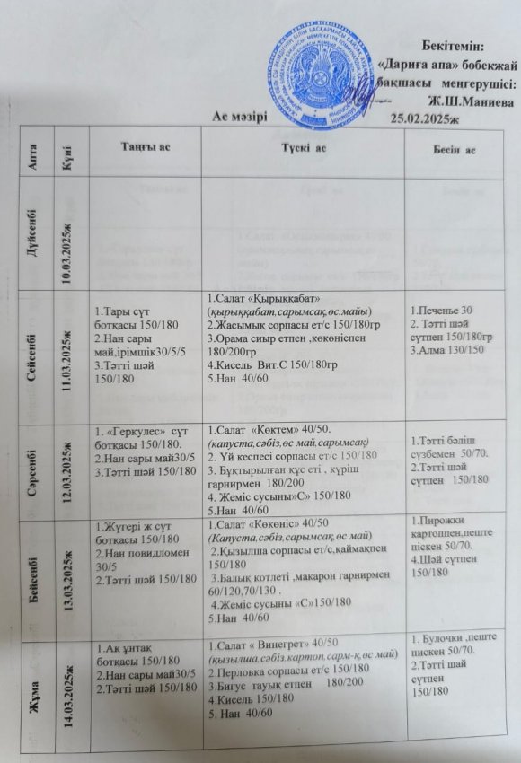 10.03.2025-14.03.2025 ж.ж.